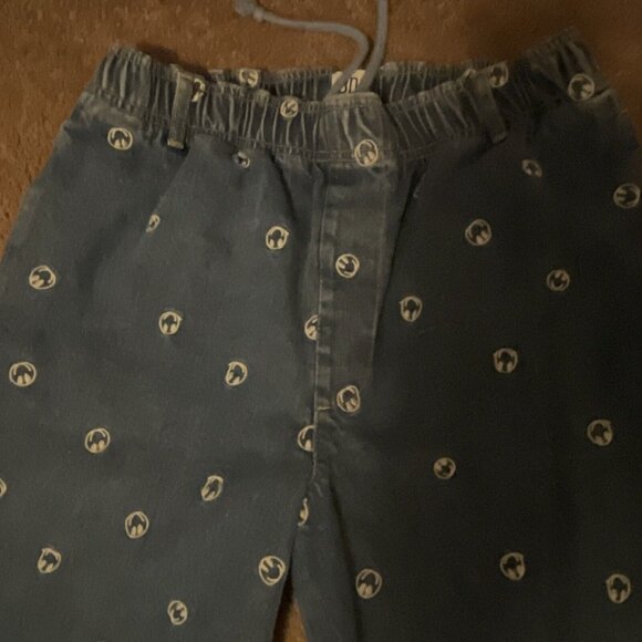 BDG Urban Outfitters Smiley Face Embroidered Elastic Waist Jeans Blue Size L - Picture 3 of 14